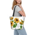 thumbnail image 7 of Bingfone Plump Sunflower And Sketch Women Shoulder Tote Bags Casual Bag Ladies Shopping Handbag, 7 of 7