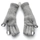 thumbnail image 2 of Guantes de invierno de punto de cinco dedos con puños extra largos y forro de terciopelo de jacquard para niñas coreanas, 2 of 6