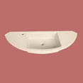 thumbnail image 2 of Renovators Supply Ion 43 1/2" Countertop Vessel Bathroom Sink Biscuit Finish, 2 of 2