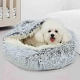 thumbnail image 5 of Cozy Pet Beds For Dogs And Cats, Hooded Burrowing Cave Tent Bed For Pets,100% New, 5 of 5