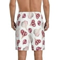 thumbnail image 2 of Mens Pajama Pants - Funny Garlic Cloves Print Sleep Shorts Mens Pajama Shorts, Comfy Pj Pants for Mens Lounge Shorts, 2 of 5