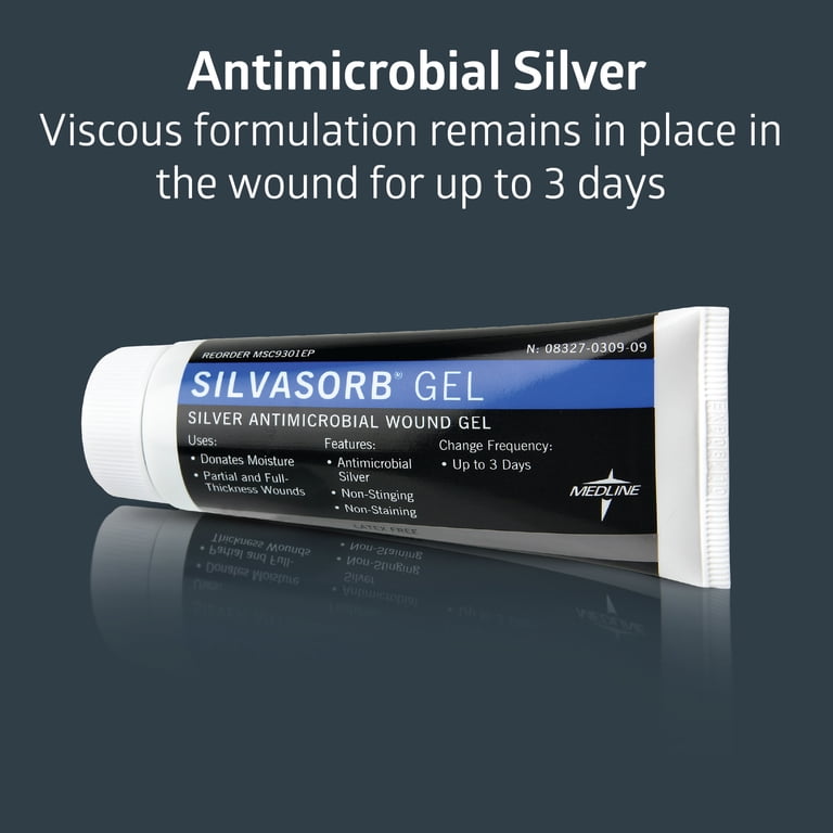 Medline Silvasorb Silver Antimicrobial Wound Gel, 0.5oz photo 5
