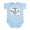 Sky Blue, variant on CafePress - Daddy's Lil Grunt Infant Bodysuit - Baby Light Bodysuit, Size Newborn - 24 Months