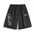thumbnail image 6 of IhhxPro Men's Athletic Shorts with Pockets Quick Dry Sport Men Casual Drawstring Lightweight Breathable Training Jogging Gym Workout Summer Loose Fit S-2XL, 6 of 7