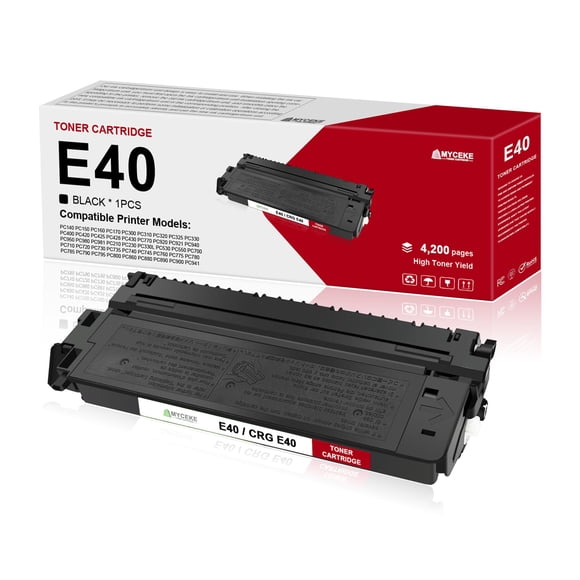 Cartucho de tóner Myceke E40 negro compatible con impresora Canon