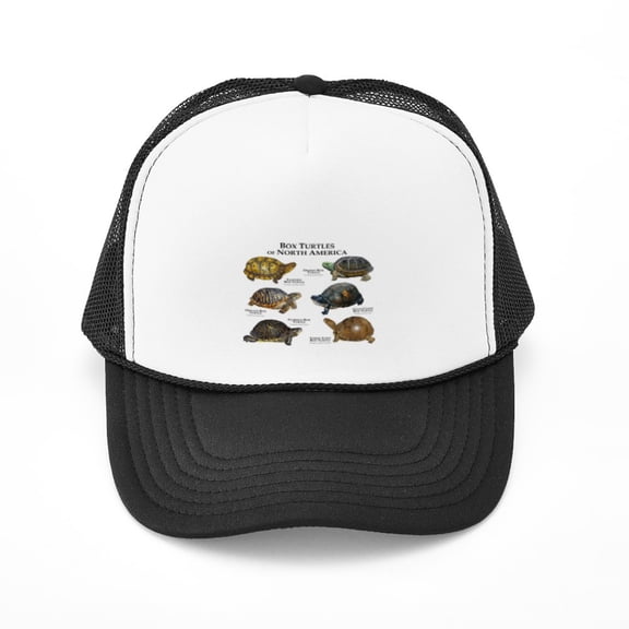 CafePress - Box Turtles Of North America - Adjustable Unisex Printed Trucker Hat with Mesh Back