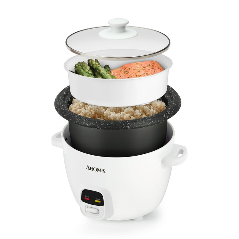 Aroma® 20-Cup (Cooked) Rice Cooker, Grain Cooker & Food Steamer, New 