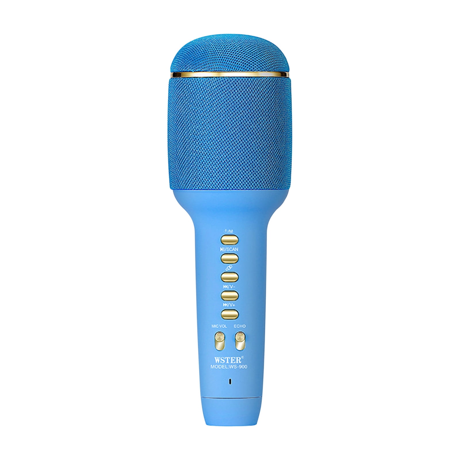 2 in 1 Karaoke Wireless Microphone, New Microphone Speaker Integrated Wireless Microphone Bluetooth Mobile Live Microphone with Four Kinds of Sound Effects PA System for Adults and Kids