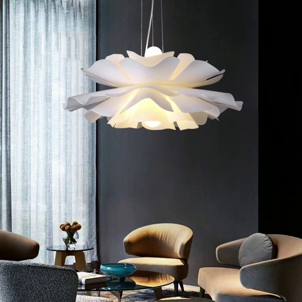 Arturesthome Nordic Simple White Flower Shape Ceiling Light