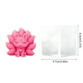 thumbnail image 5 of YIEMEEN Nine-Tailed Foxes Resin Mold Candle Making Moulds Soap Crafting Molds Soap Making Supplies Suitable for Making Home Decors, 5 of 13