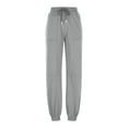 thumbnail image 5 of ShomPort Women's Baggy Sweatpants with 4 Pockets Drawstring High Waisted Workout Jogging Pants, 5 of 5