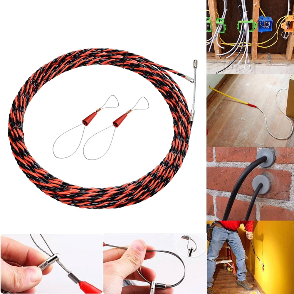 5/10/15/20/25m/30m Durable Cable Puller Tools Electrical Wire Fish Tape 