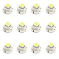 thumbnail image 1 of 12pcs Bombillas T4,7 LED Blanco 5050-SMD Luces para Panel Tablero del Auto Coche 12V, 1 of 1
