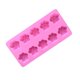thumbnail image 4 of Juego de 2 unidades de mini (silicona) con estampado de pata de perro, cubitos de hielo, jabón de chocolate, bandeja para velas, molde para fiestas, 4 of 4