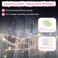 thumbnail image 2 of Twin Size Bed Canopy with Lights, Bed Canopy for Girls Princess with Luminous Stars, Canopy Bed Curtains for Twin Bed Kids Indoor Decor Bedroom, 4 Corner Post Bunk Bed for Student Dormitory, White, 2 of 15