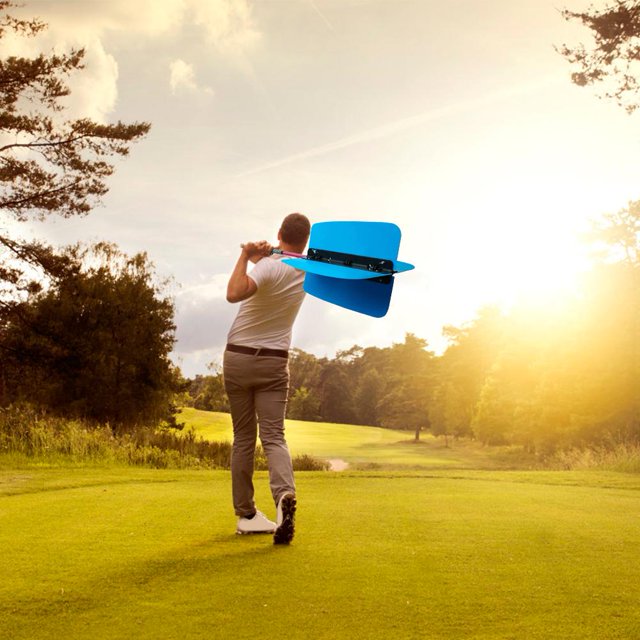 Golf Speed Training Fan Resistencia al viento Golf Club Swing Power Aids (Azul) Likrtyny Para Estrenar