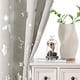 thumbnail image 4 of Xiao Hua Cortinas perforadas de estilo sencillo, ideales para dormitorio, sala y cocina (2 paneles, 160 cm de largo x 132 cm de ancho, beige A98), 4 of 5