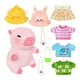 thumbnail image 1 of Carpincho de peluche de juguete de carpincho de peluche lindo muñeco desmontable adornos de sofá animales de peluche abrazando juguete de peluche, Rosa, 1 of 8