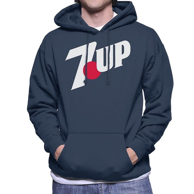 7up 80s Classic Logo Men's Hooded Sweatshirt zhangyuxiang LED