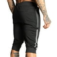 thumbnail image 3 of Iyufng Mens Shorts Athletic Men's Shorts,Mens Casual Fashion Zipper Pockets Patchwork Shorts Drawstring Elastic Waist Cropped Pants, 3 of 5
