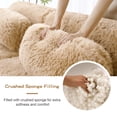thumbnail image 3 of 3-seat U-shaped Boneless Sofa,32D High Density Sponge Bottom,Anti-Slip Design with Chaise,Free Combination Full-compression Vacuum Packaging,Deep Seat Design for Bedroom,Study and Home Theater(Khaki), 3 of 11
