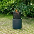 thumbnail image 5 of Danya B. 22" Wood Burning Faux Stone Fire Column, 5 of 5
