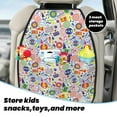thumbnail image 5 of Naloa Retro Musi Disco 2Pcs Anti-Kick Back Seat Cover Kick Mat, Car Seat Protector with 3 Storage Pockets, 5 of 8