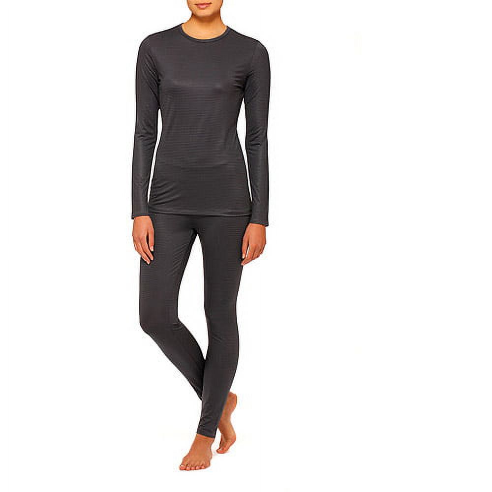 ClimateRight by Cuddl Duds Women's and Women's Plus Stretch Microfiber Base Layer Legging - image 2 of 3