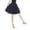 Black, variant on Womens Skirts Solid Color High Waist Skirt with Ruffle Hem and Layered Flounce for Carnival Party Dance Performance Ballet