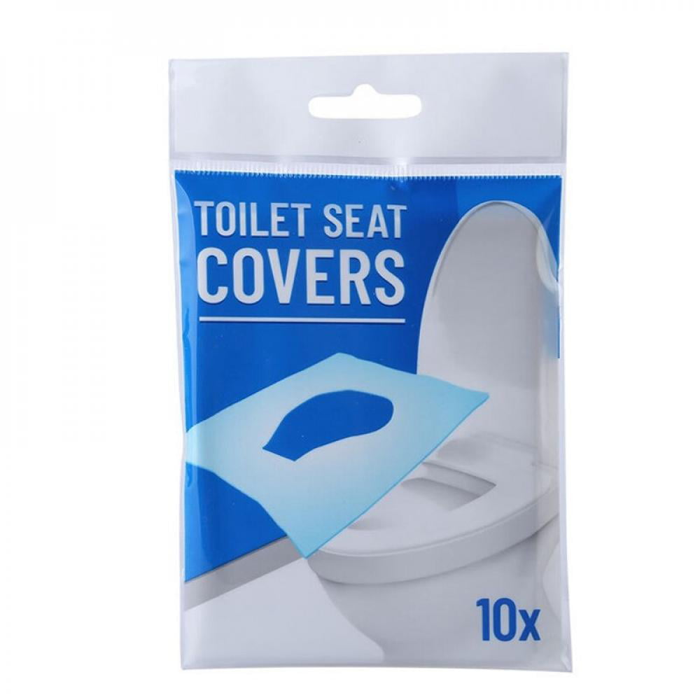 Disposable Paper Toilet Seat Covers For Camping Travel Useful 10Pcs/Pack 