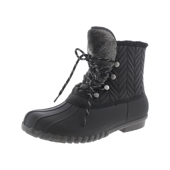 Baretraps Womens Flash Faux Fur Lined Lace-Up Winter & Snow Boots