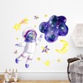 thumbnail image 4 of Astronaut Wall Stickers Moon Wall Stickers Universe Wall Stickers, 4 of 5