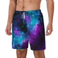 thumbnail image 5 of Mens Galaxy 2 in 1 Quick Dry Swim Trunks with Compression Liner Beach Shorts, 5 of 6