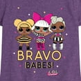 thumbnail image 3 of LOL Surprise! Dolls - Bravo Babes - Toddler & Youth Girls Short Sleeve Graphic T-Shirt, 3 of 5