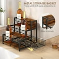 thumbnail image 4 of 3 Tier Coffee Syrup Rack Organizer, 12 Water Bottles Holder Stand for Kitchen  Storage, 4 of 6