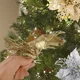 thumbnail image 5 of 60/1 piezas de clips para adornos de árbol de Navidad, abrazaderas fijas de flores de Navidad, clip para notas fotográficas, suministros de decoración para fiestas de Año Nuevo en el hogar, 5 of 5