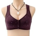 thumbnail image 4 of Bras for Women, 3PC Womans Plus Size Printing Comfortable Bra Underwear, 4 of 6