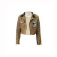 thumbnail image 2 of Brown Coat Attack On Titan Shingeki No Kyojin Costume Jackets Japanese Anime Clothespangjing, 2 of 3