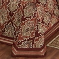thumbnail image 3 of Ravenna Grande Bedspread - Jacquard Chenille Quilted - Victorian Style Decor - Burgundy Color - Elegant Bedding for Royal Aesthetic Bedspread Grande King, 3 of 3