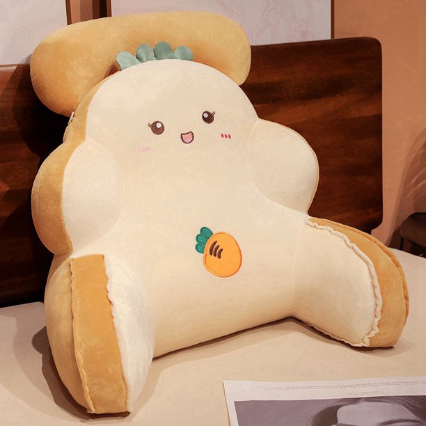 Cojín de cabecera Almohada de respaldo grande Cama de dormitorio Sofá de lectura Cojín de cintura Almohada de cabecera Respaldo Bolsa suave