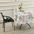 thumbnail image 6 of Dreamtimes Vintage Flowers and Birds Round Tablecloth 60", Table Cover Water Resistant Spill Proof Large Table Cover for Indoor & Outdoor Family Gathering Dinner, Hotel, BBQ, 6 of 7