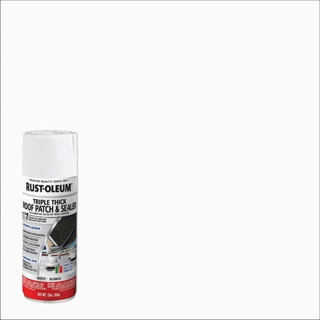 Rust-Oleum Triple Thick Roof Patch and Sealer Spray, 13 oz, White
