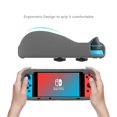 thumbnail image 5 of Teyomi Nintendo Switch Console Silicone Case with Tempered Glass Screen Protector and 2 Game Card Storage Slots for KidsNon-Slip, Non-Scratch Gaming Grip Case Perfect Gift for Kids-Gray, 5 of 8