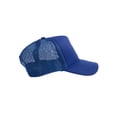 thumbnail image 4 of Top Headwear Men's Blank Rope Trucker Foam Mesh Plain Hats, 2PC Royal, 4 of 4