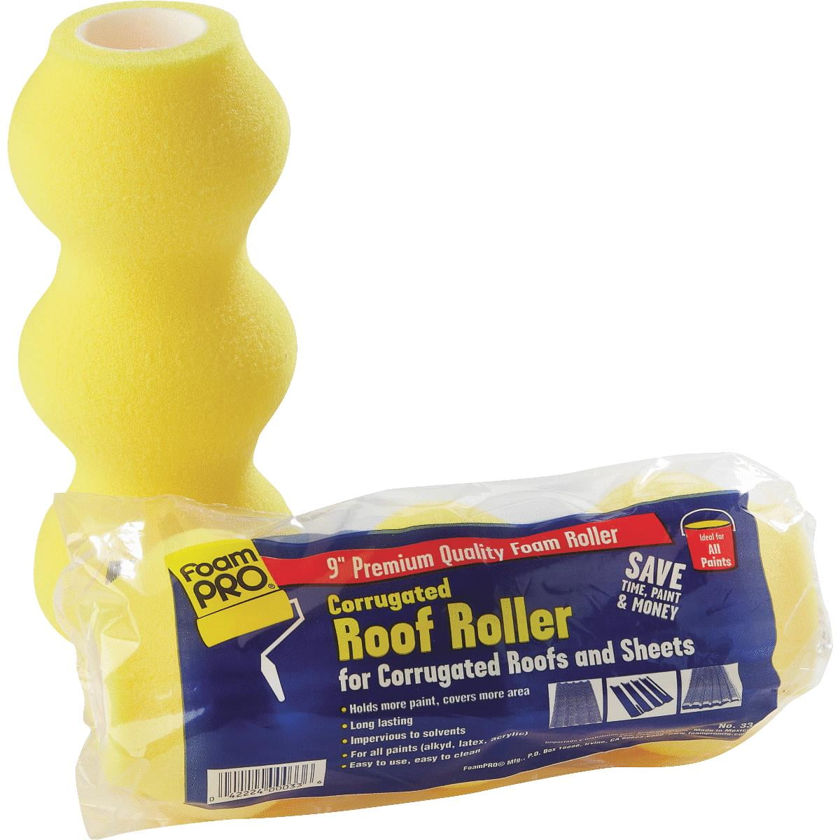 FoamPro 9 In. Premium Corrugated Roof Roller 33