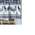 thumbnail image 4 of Traditional Elegance Barnyard Window Curtain Valance - 58x14 - Navy, 4 of 5