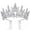 Sliver, variant on Dalrosia Tiara Crystal Crowns Princess Rhinestone Crown with Combs Bride Headbands Bridal Wedding Prom Birthday Party Hair Accessories Jewelry for Women Girls