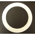 Plastic White Light Trim Ring Recessed Can 6" Inch Over Size Oversized Lighting Fixture