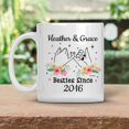 thumbnail image 6 of Personalized Besties Since Mug Best Friends Coffee Mugs Cups 11oz 15oz Custom Names Birthday Christmas Friendship Day Gifts For BFF Bestie Friendship Femail Friend Soul Sister Women (Quote 4), 6 of 8