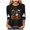 Black_1, variant on Godom Halloween Shirts Pumpkin Shirt Women Cute Ghost Blouse Casual Fall Graphic 3/4 Sleeve Tee Tops